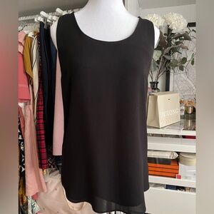 Boss Black Sleeveless Top Size 2